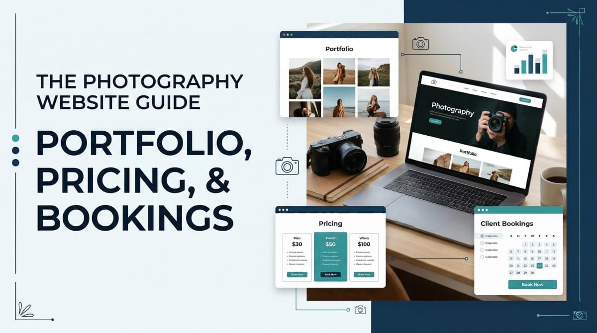 Photography Website: Portfolio, Pricing, Client Bookings