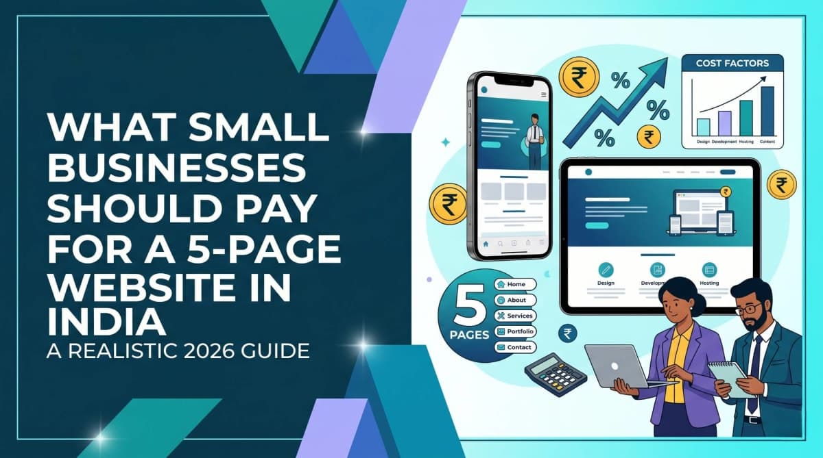 5 Page Website Cost in India (2026): Real Price Guide