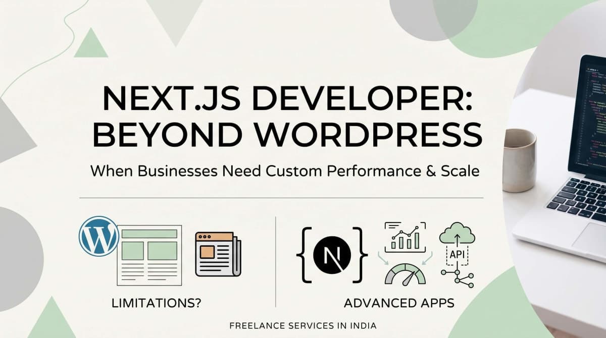 Freelance Next.js Developer in India: Hiring Guide for Businesses