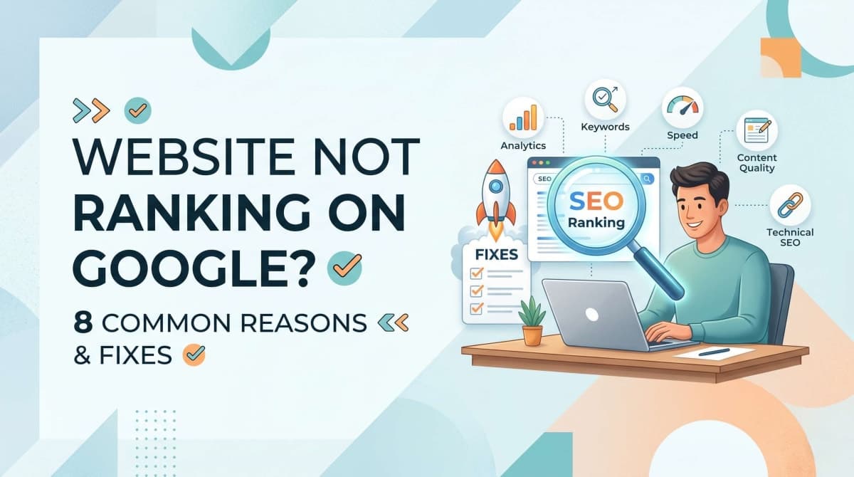 Website Not Ranking on Google: 8 Common Reasons and Fixes