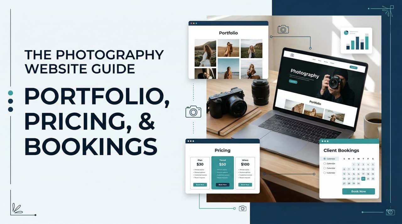 Photography Website: Portfolio, Pricing, Client Bookings