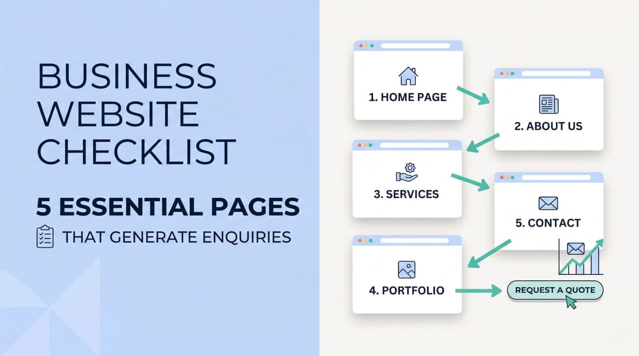 Business Website Checklist: 5 Pages That Generate Enquiries