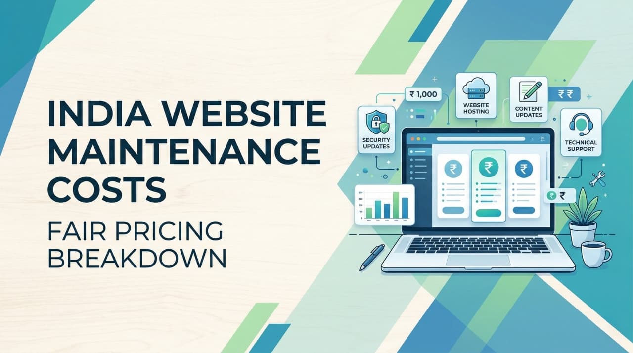 Website Maintenance Cost in India: Fair Pricing Breakdown