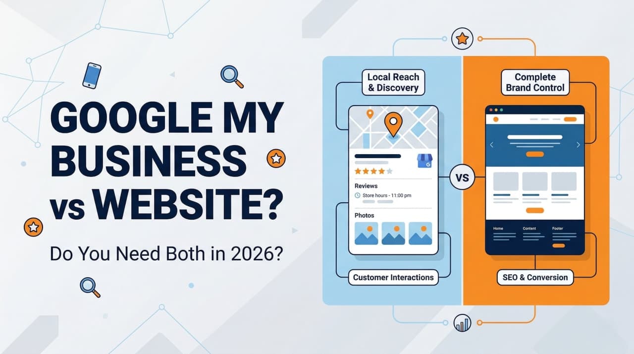 Google My Business vs Website: Do You Need Both in 2026