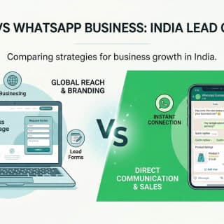 Website vs WhatsApp Business: Which Generates More Leads in India