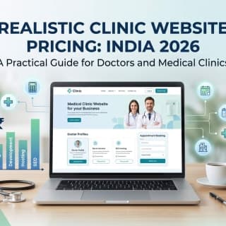 Clinic Website Cost in India (2026): Real Pricing for Doctors and Medical Clinics