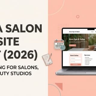 Salon Website Cost in India (2026): Real Pricing for Salons, Spas, and Beauty Studios