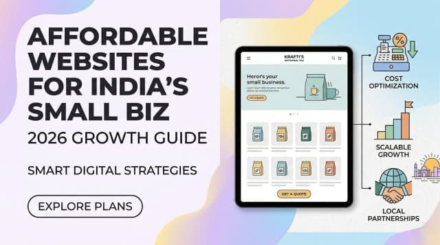 Affordable Website Development for Small Businesses in India (2026 Guide)
