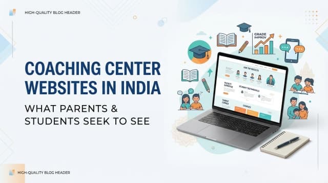 Website for Coaching Center India: What Parents and Students Need to See