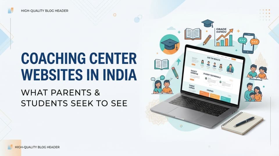 Website for Coaching Center India: What Parents and Students Need to See