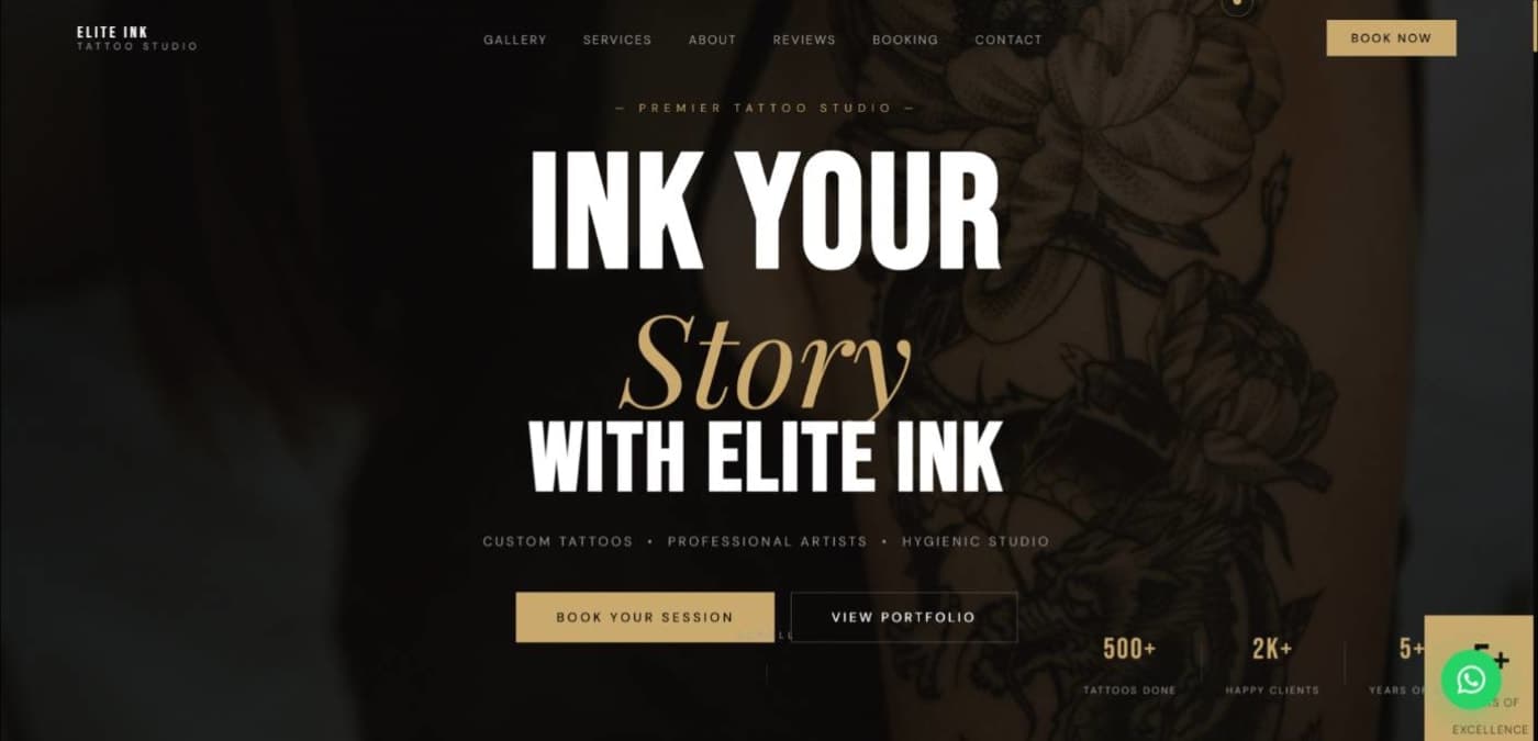 Tattoo Studio Demo