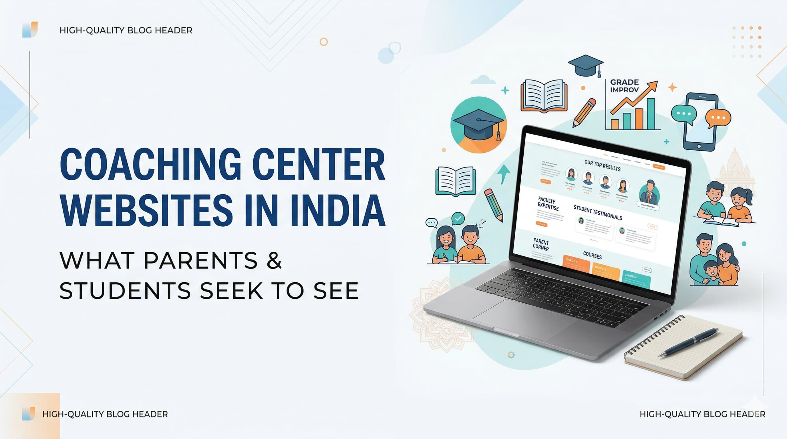 Website for Coaching Center India: What Parents and Students Need to See