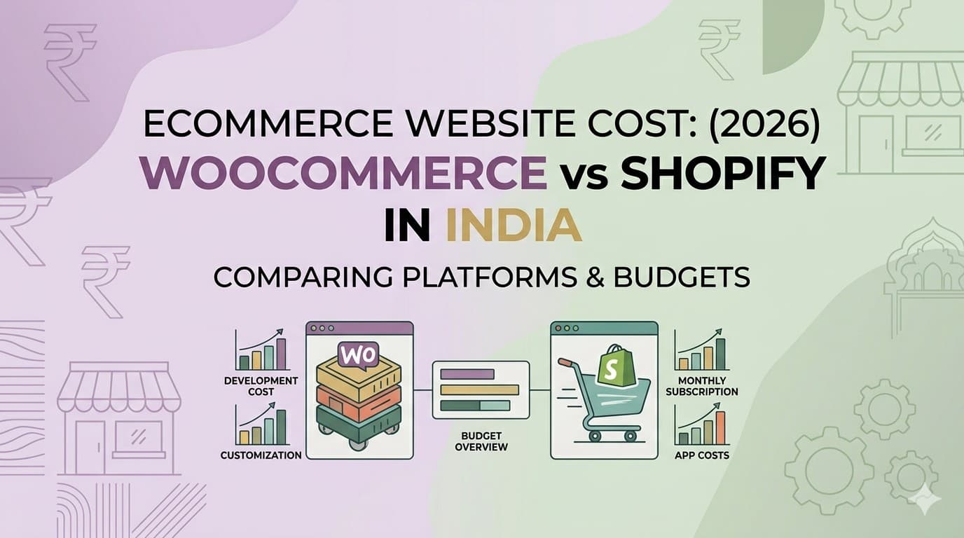 Ecommerce Website Cost in India (2026): WooCommerce vs Shopify
